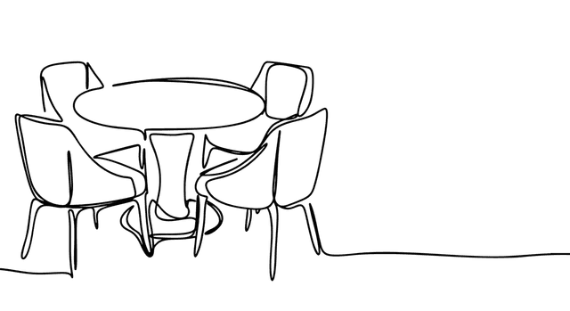 Dining Illustration